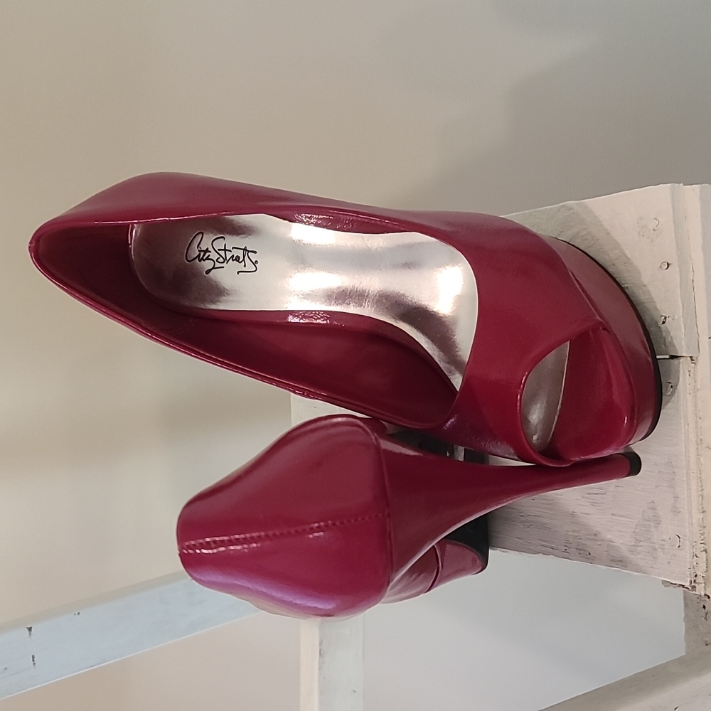 Fushia Platform Heels